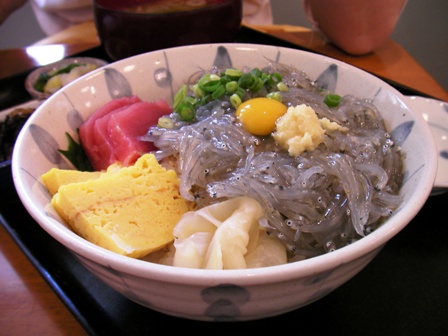 なましらす丼