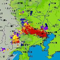 落雷状況17時ごろ