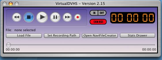 VirtualDVHSパネル